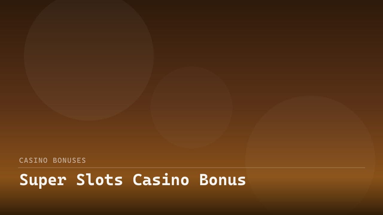 Super Slots logo