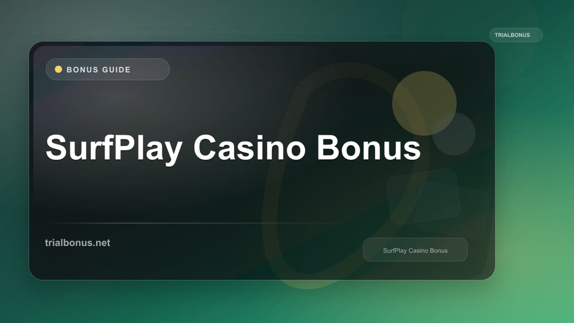 SurfPlay Casino Bonus