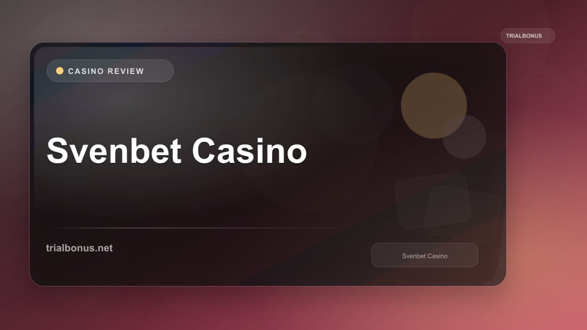 Svenbet Casino