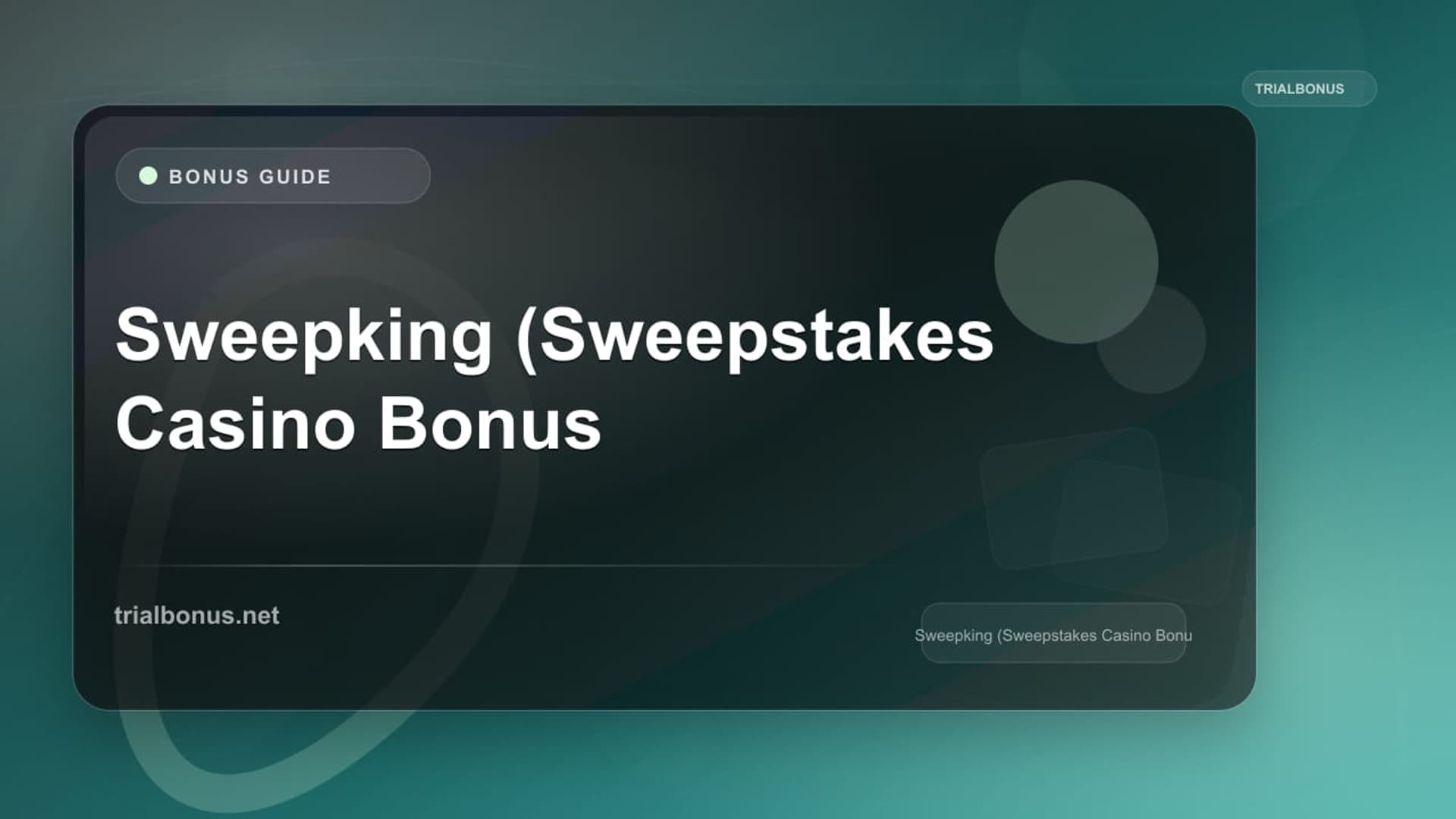 Sweepking (Sweepstakes Casino Bonus