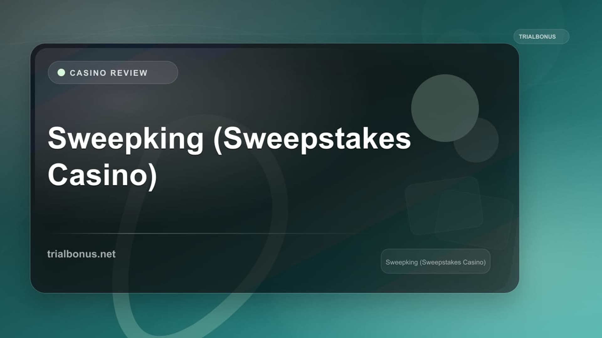 Sweepking (Sweepstakes Casino) logo
