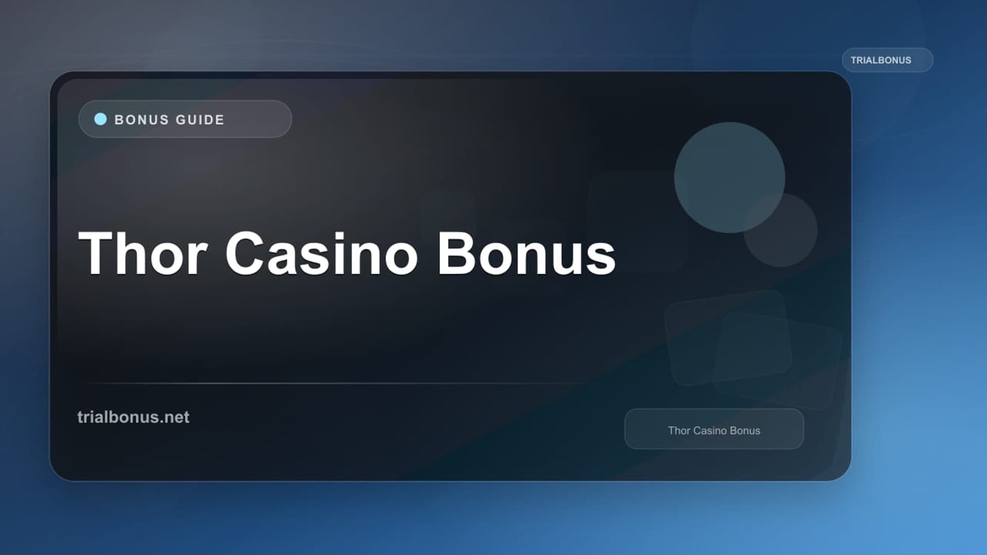 Thor Casino Bonus