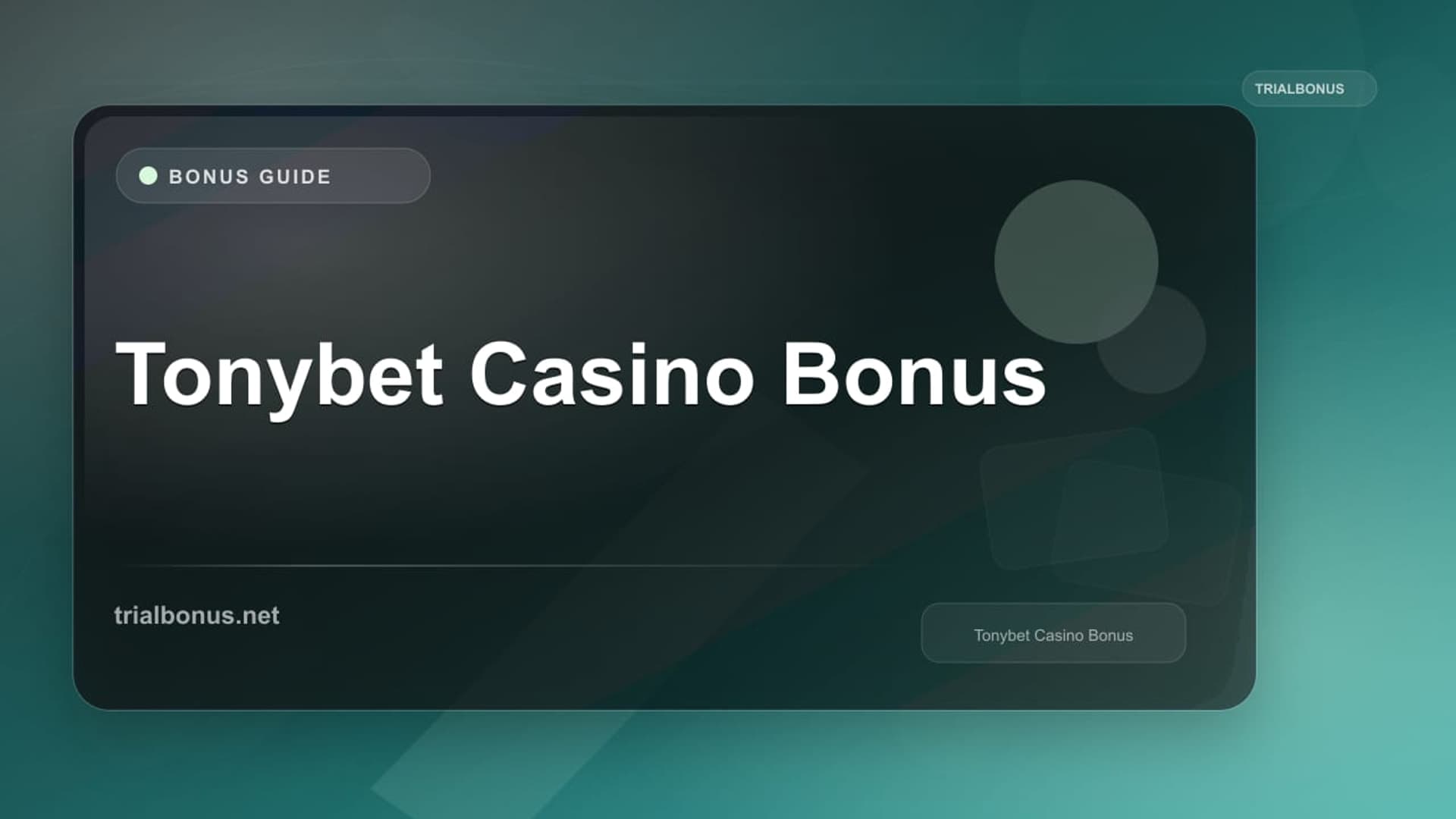 Tonybet casino logo