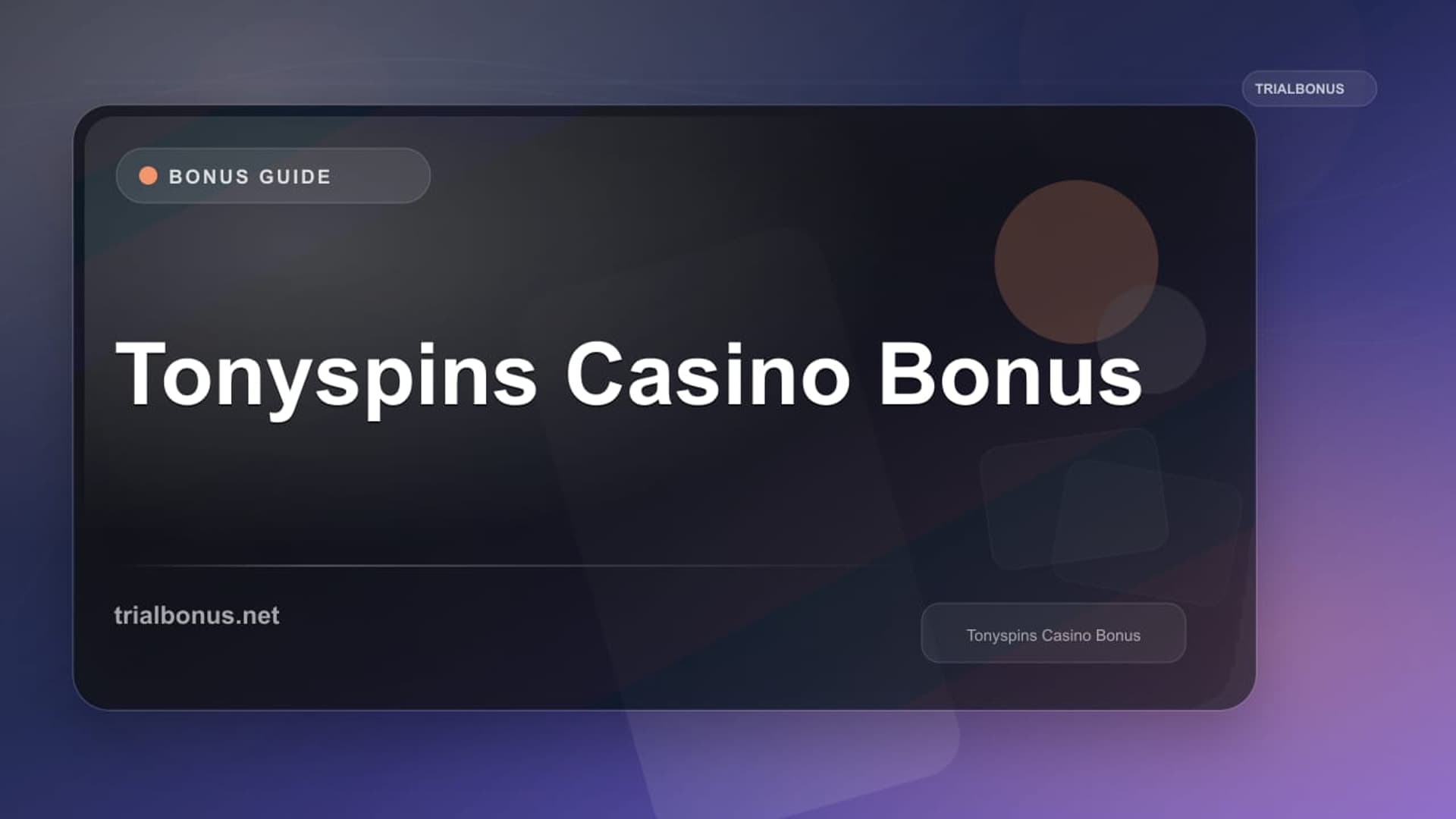 Tonyspins logo