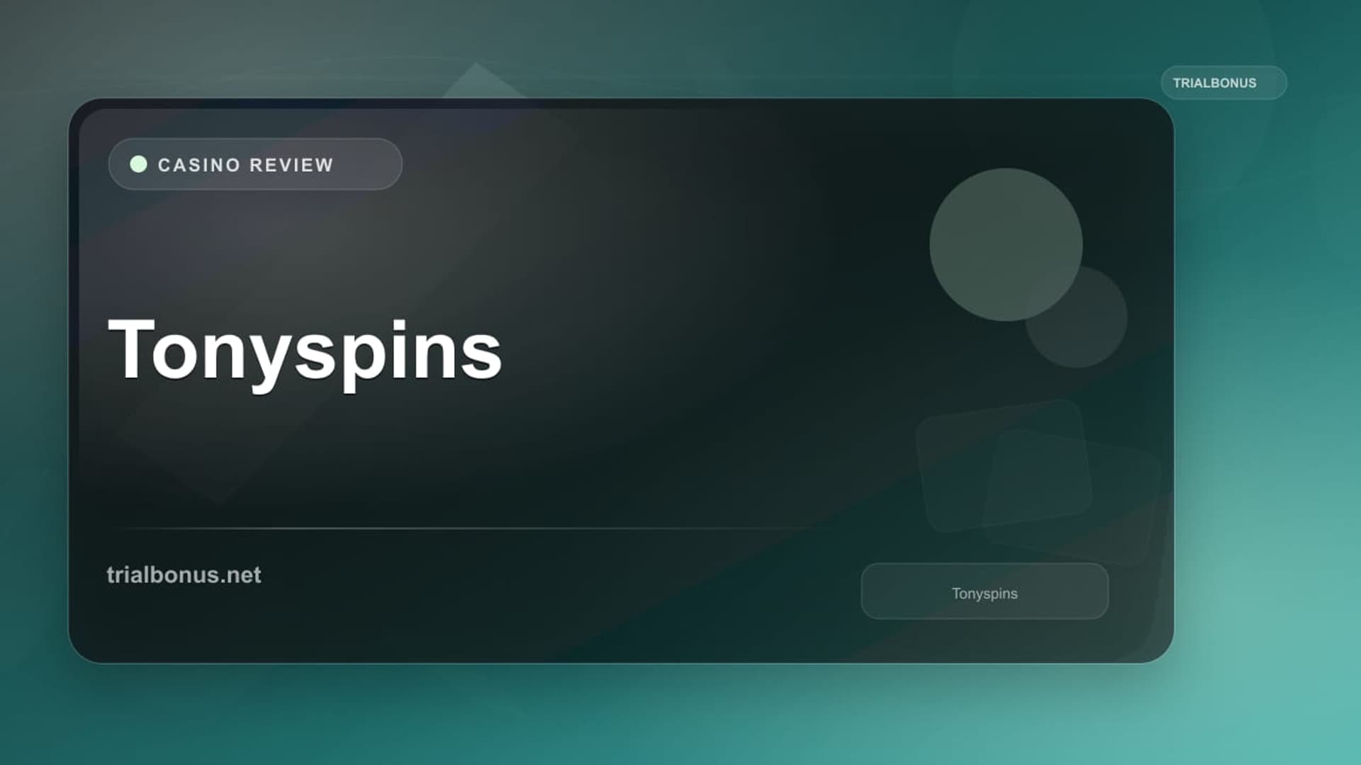 Tonyspins