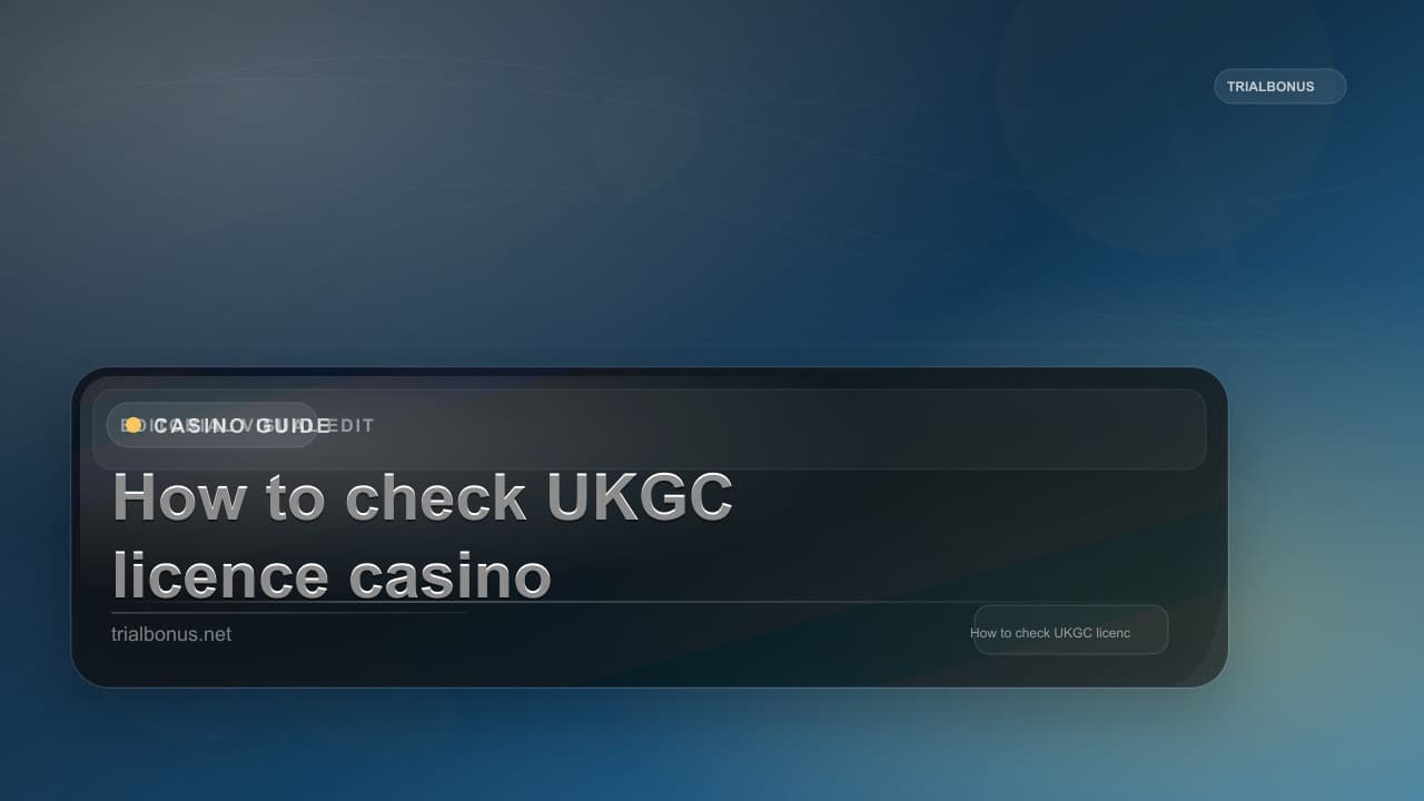 How to check UKGC licence UK casino Guide