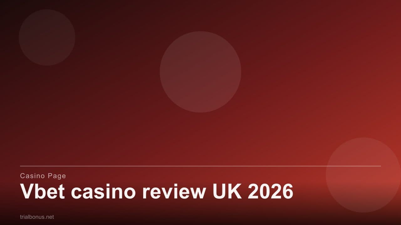 Vbet casino review UK