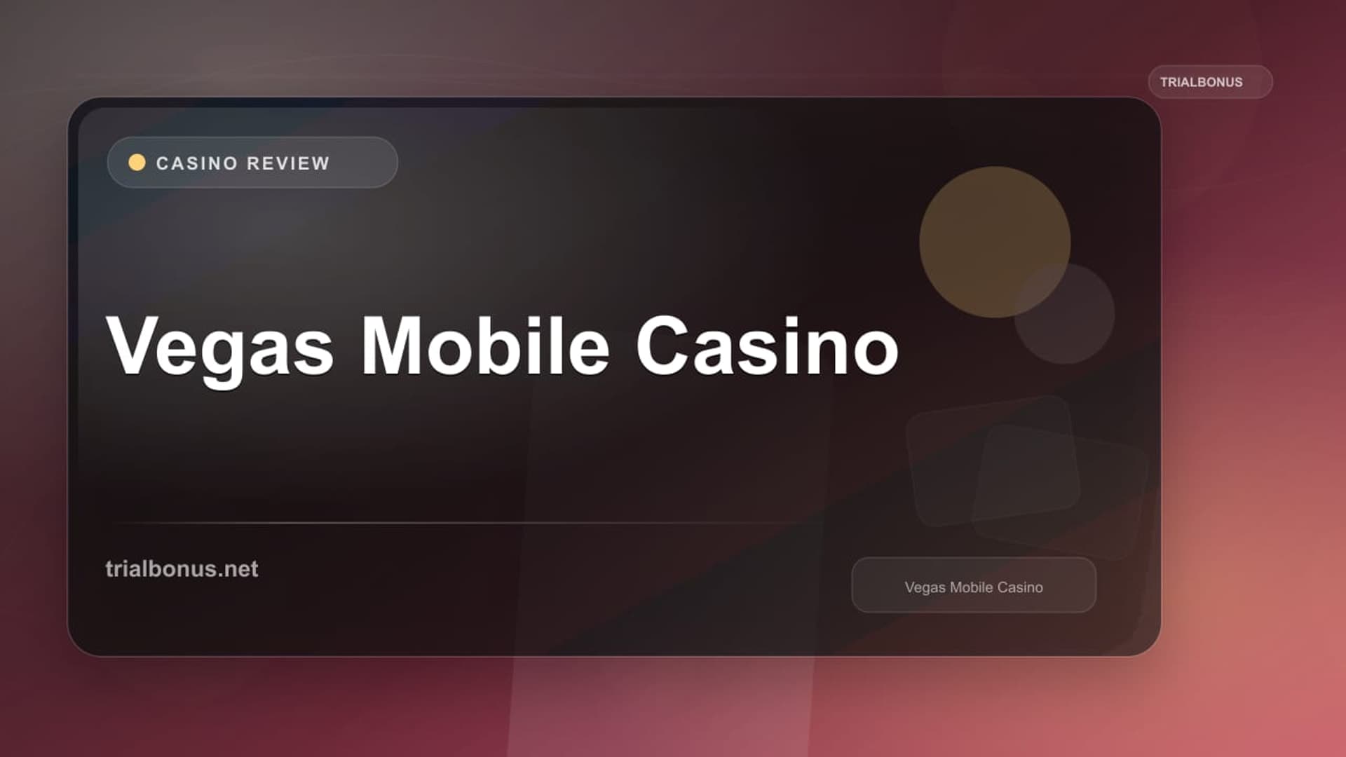Vegas Mobile Casino