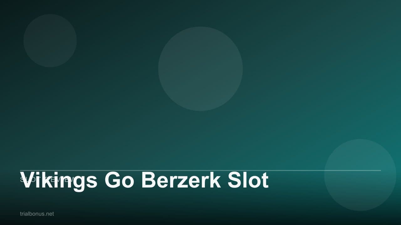 Vikings Go Berzerk Slot