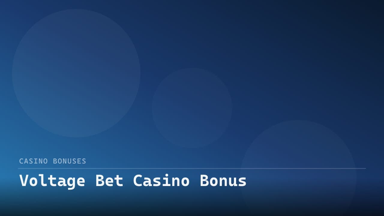 Voltage Bet logo