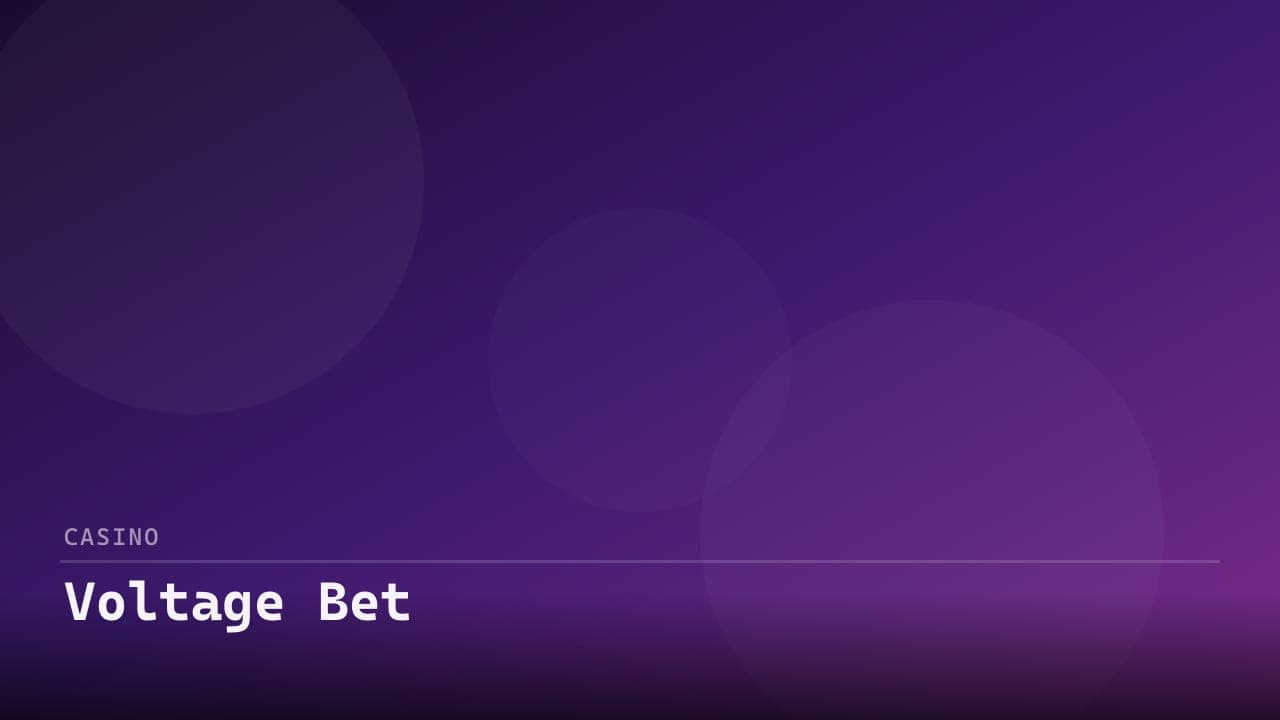 Voltage Bet