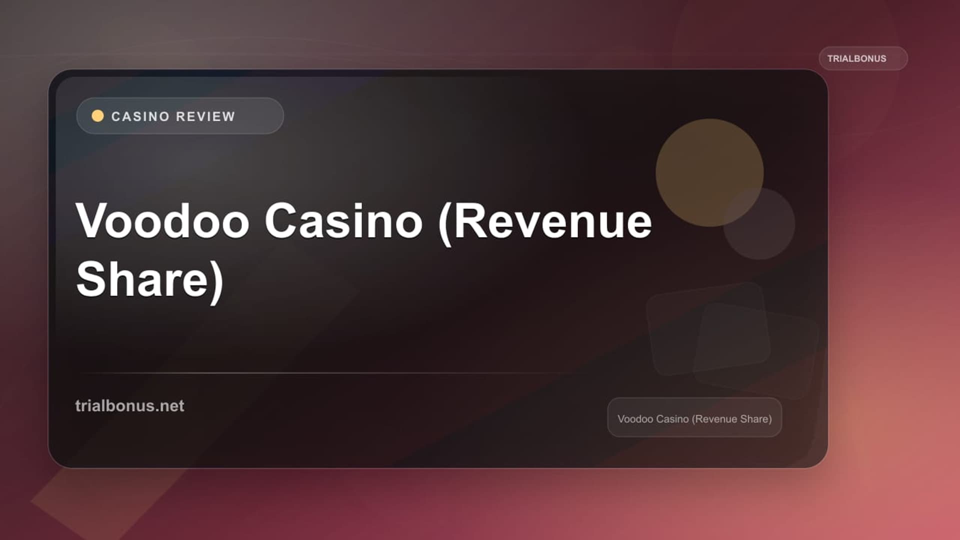 Voodoo Casino (Revenue Share)