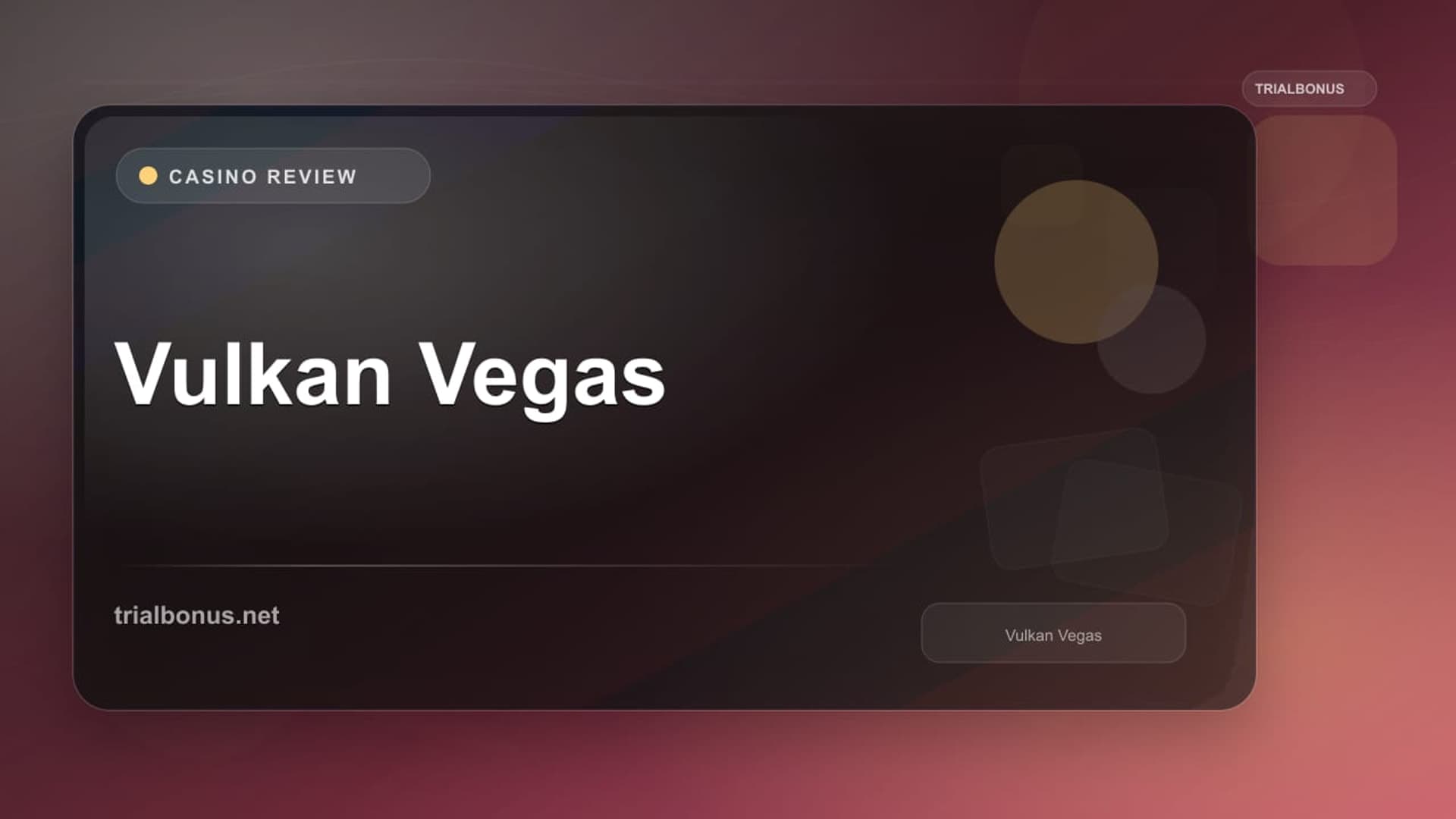 Vulkan Vegas