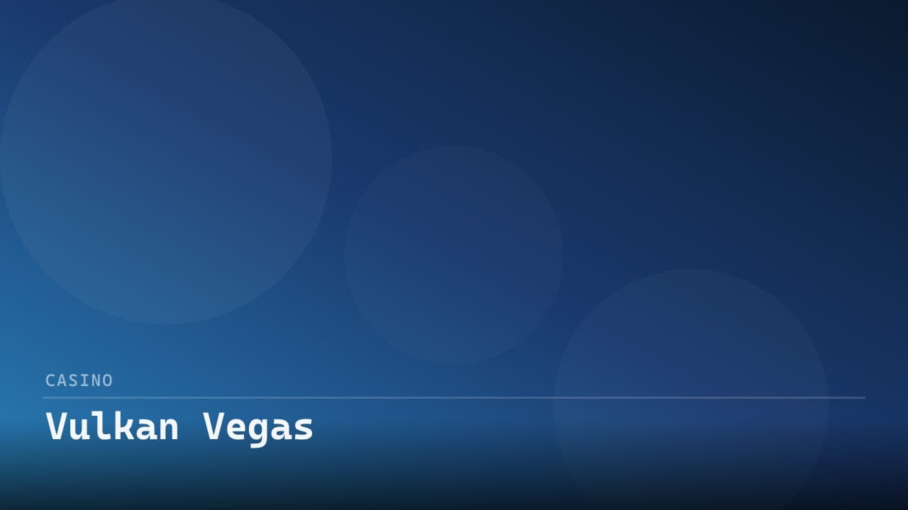 Vulkan Vegas
