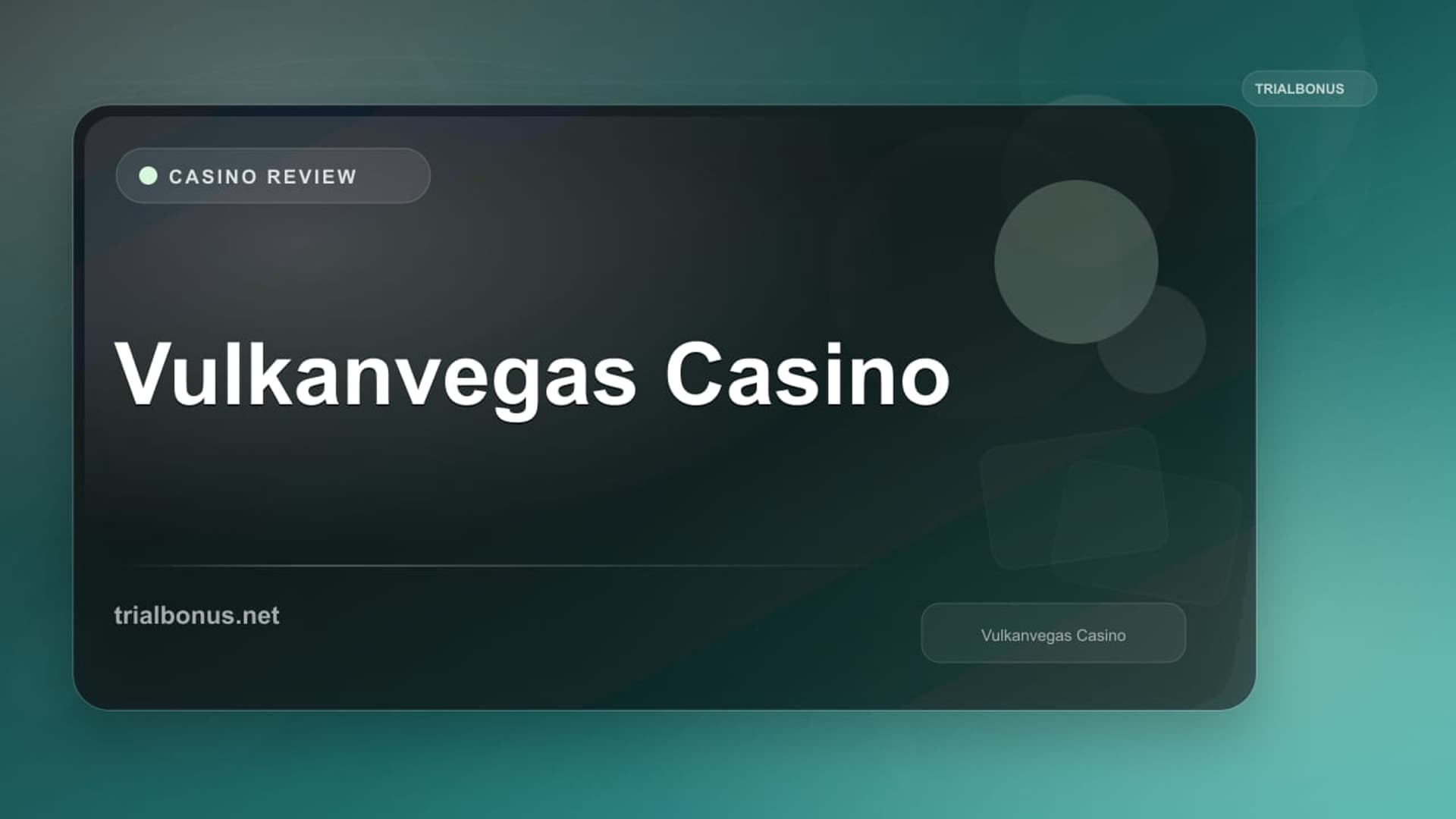 Vulkanvegas Casino