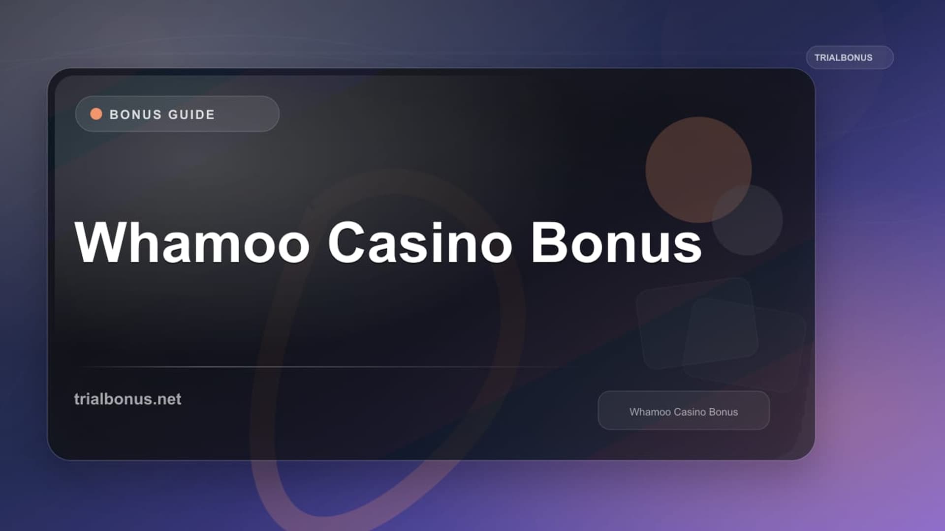 Whamoo Casino Bonus