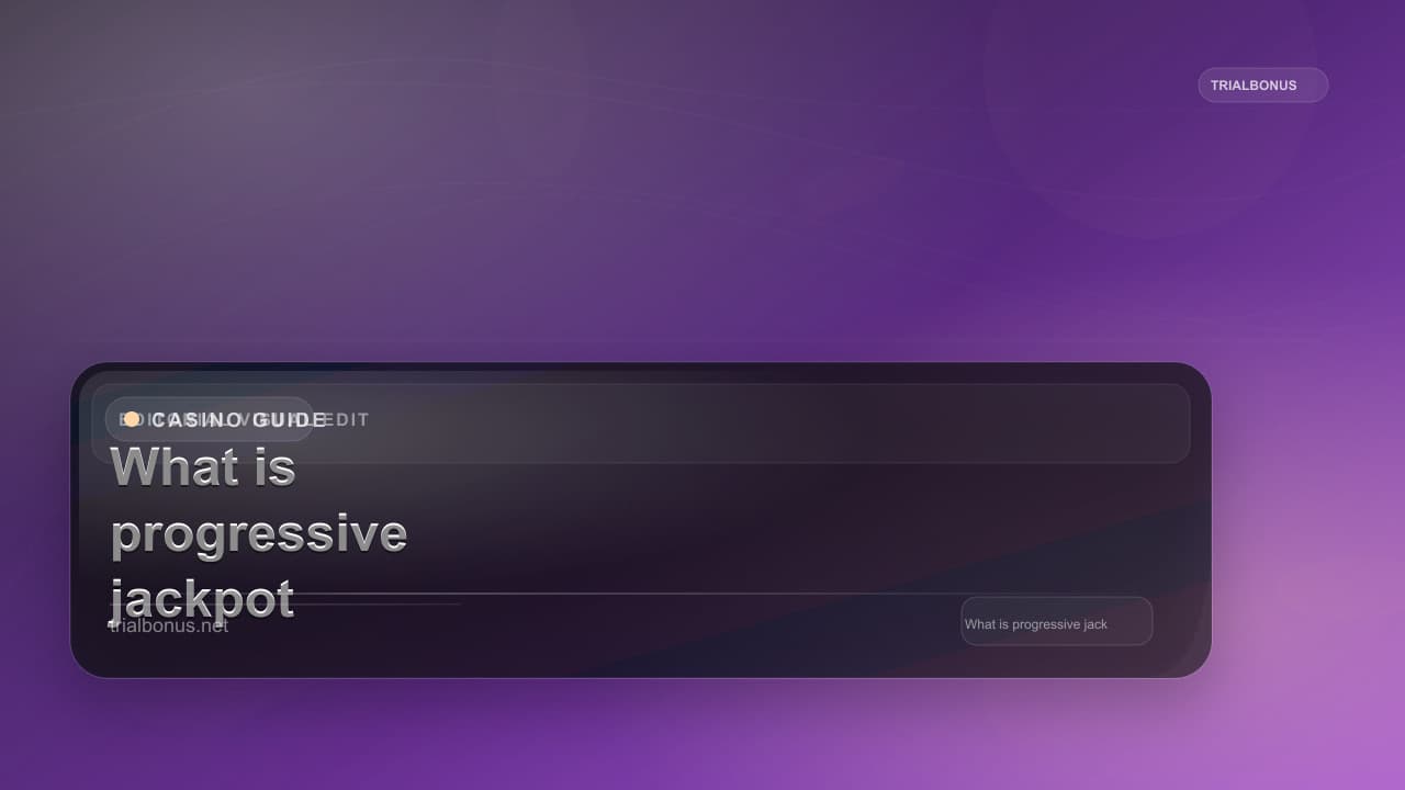 What is a progressive jackpot casino Guide
