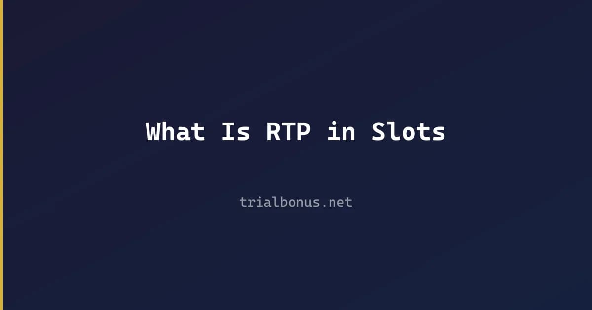 What Is RTP in Slots