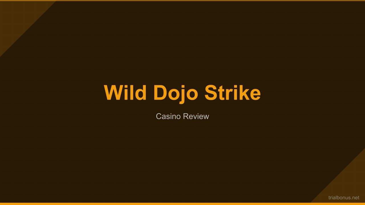 Wild Dojo Strike: Unleashing the Ultimate Slot Experience