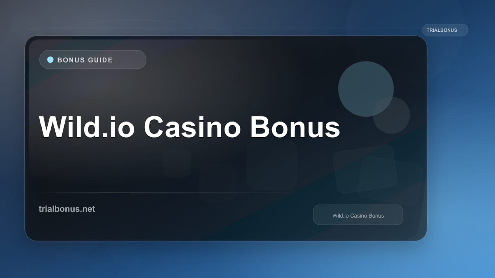 Wild.io Casino Bonus