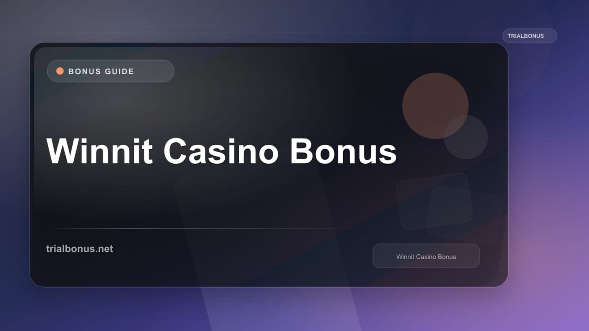 Winnit Casino Bonus