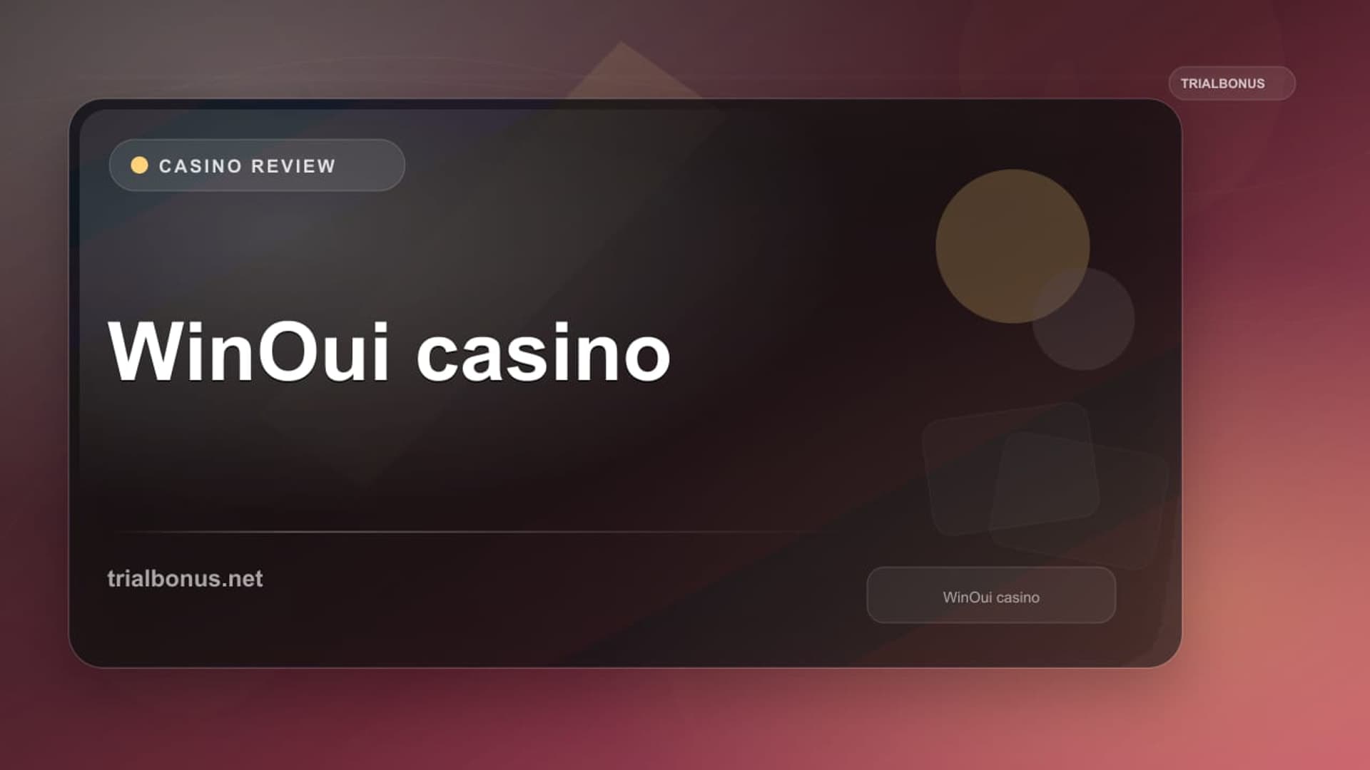 WinOui casino