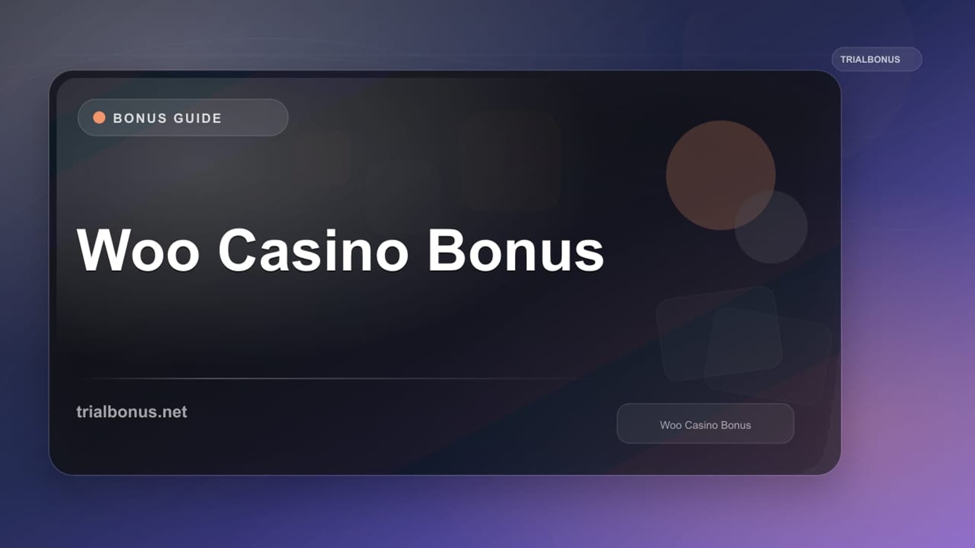 Woo Casino Bonus