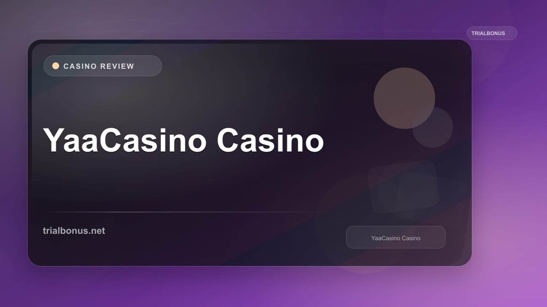 YaaCasino Casino