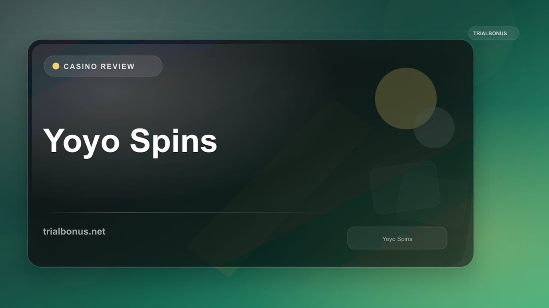 Yoyo Spins Casino