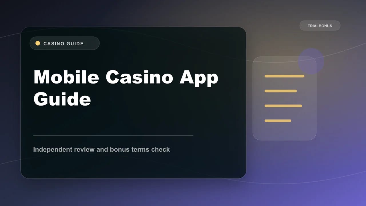 Mobile Casino App Guide: Best Apps for iPhone & Android