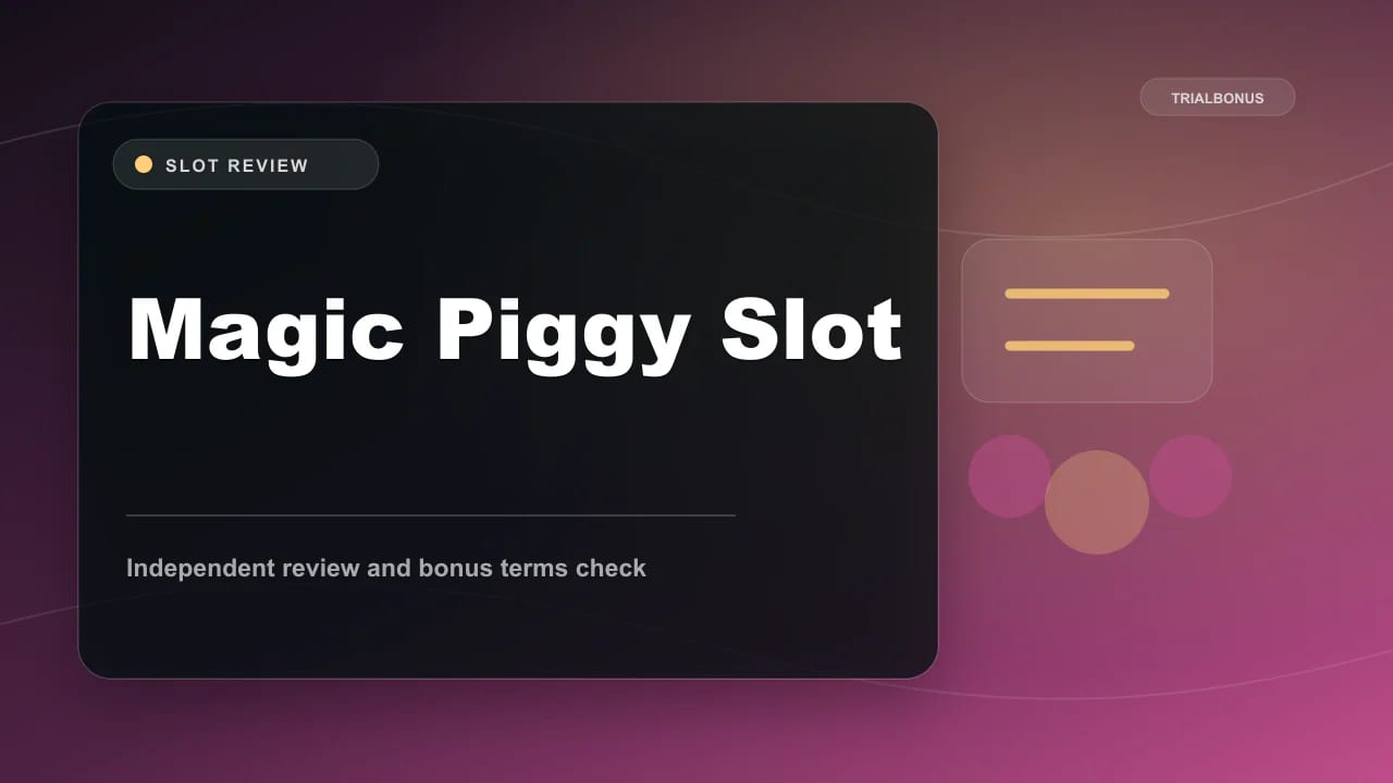 Magic piggy slot UK
