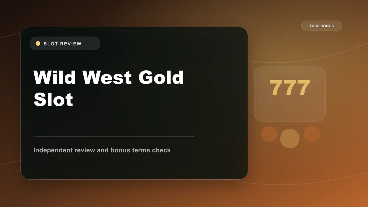 Wild west gold slot UK