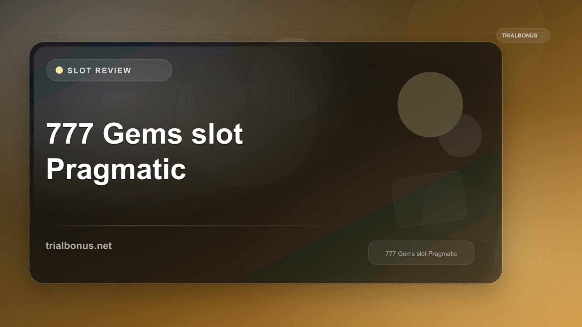 777 Gems Slot: Legacy Title and Respin Check review