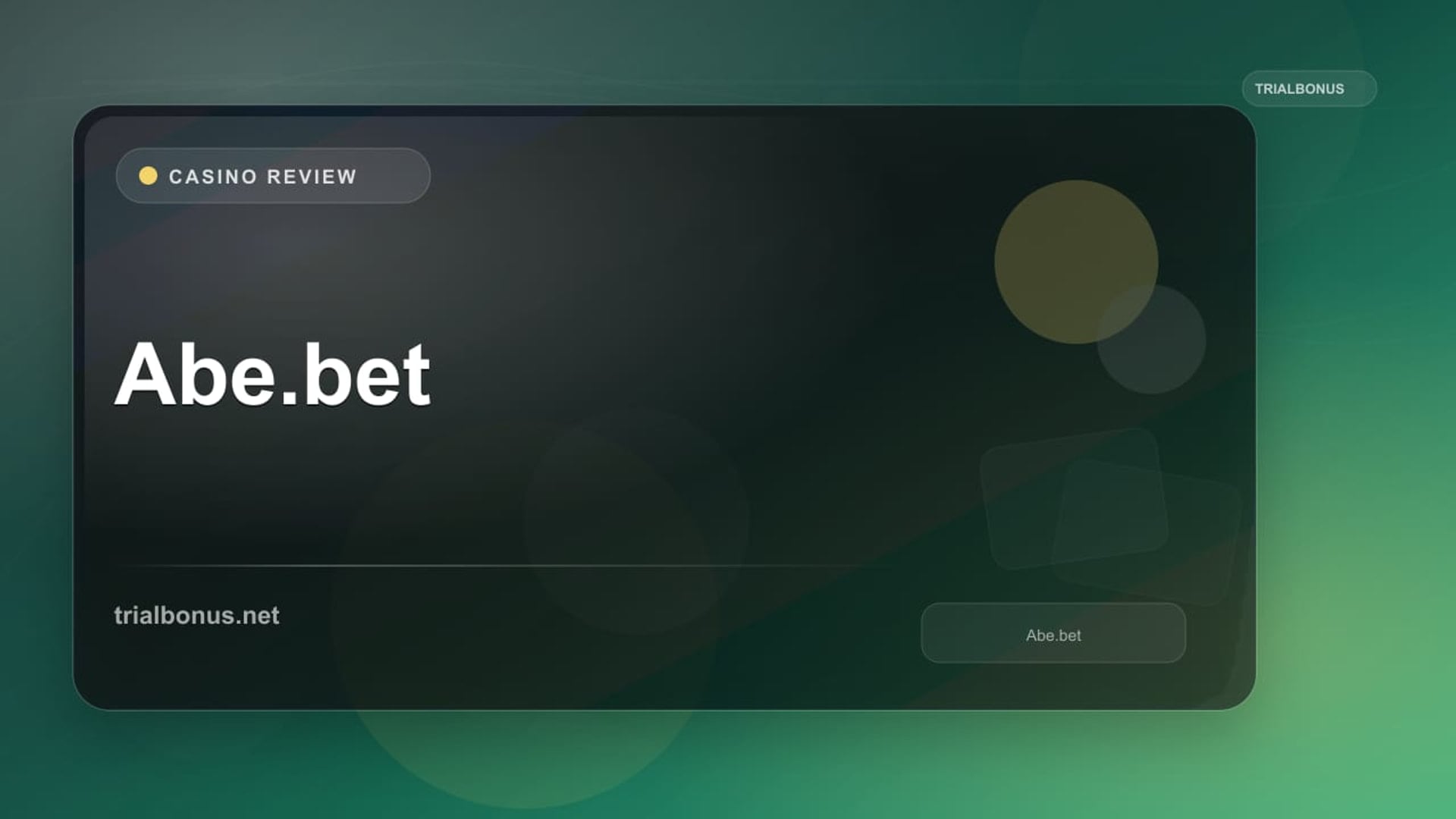 Abe.bet review
