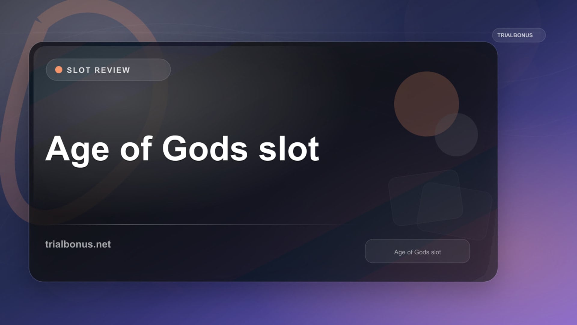 Age of Gods Slot: What to Check Before Playing review