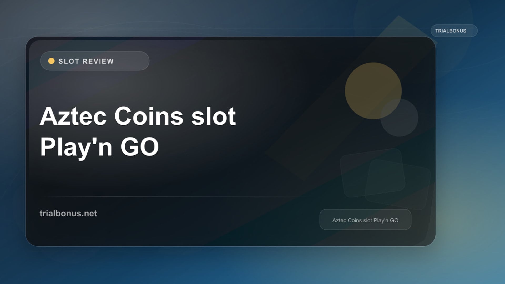 Aztec Coins Slot: What to Check Before Playing review