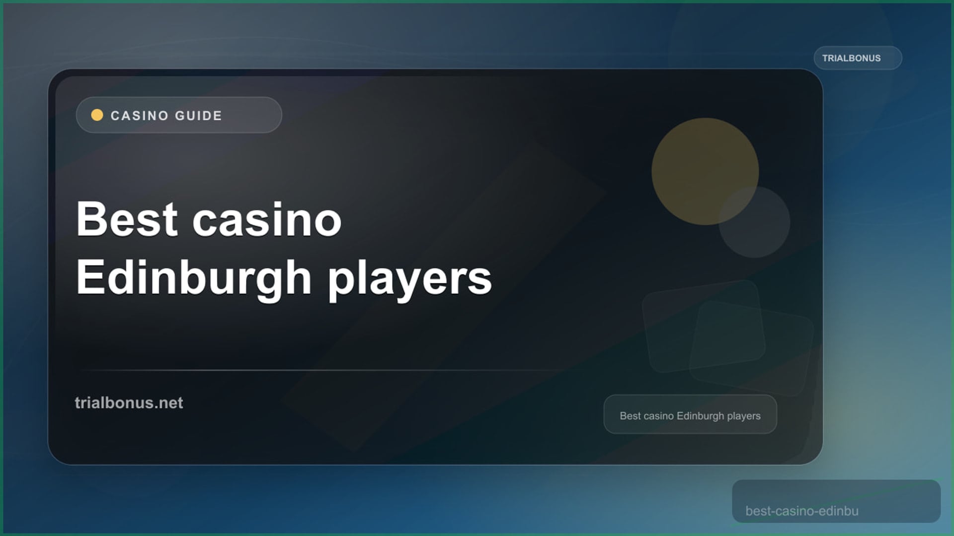 Best Casino Edinburgh Guide: Online vs Premises Checks review