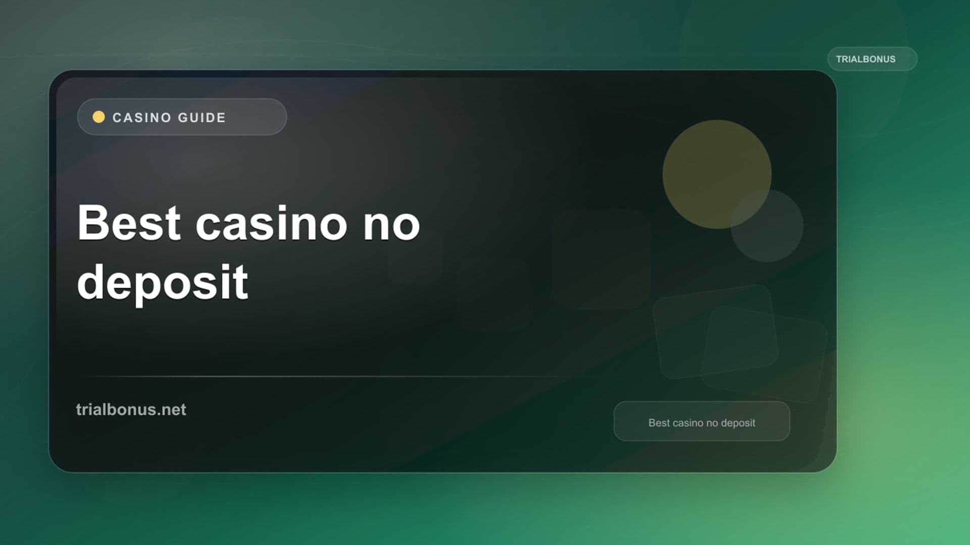 UK No-Deposit Casino Bonuses: Verification Guide review