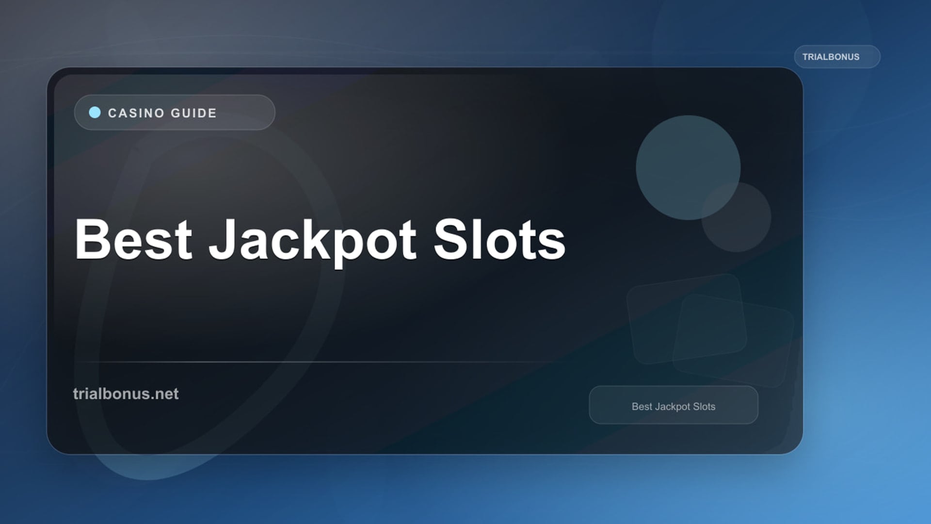 Best Jackpot Slots review