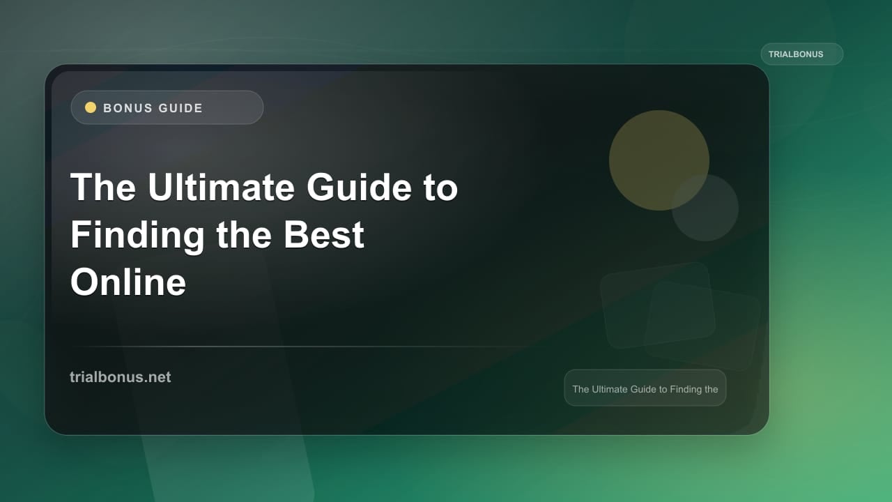 The Ultimate Guide to Finding the Best Online Crypto Casino Bonus review