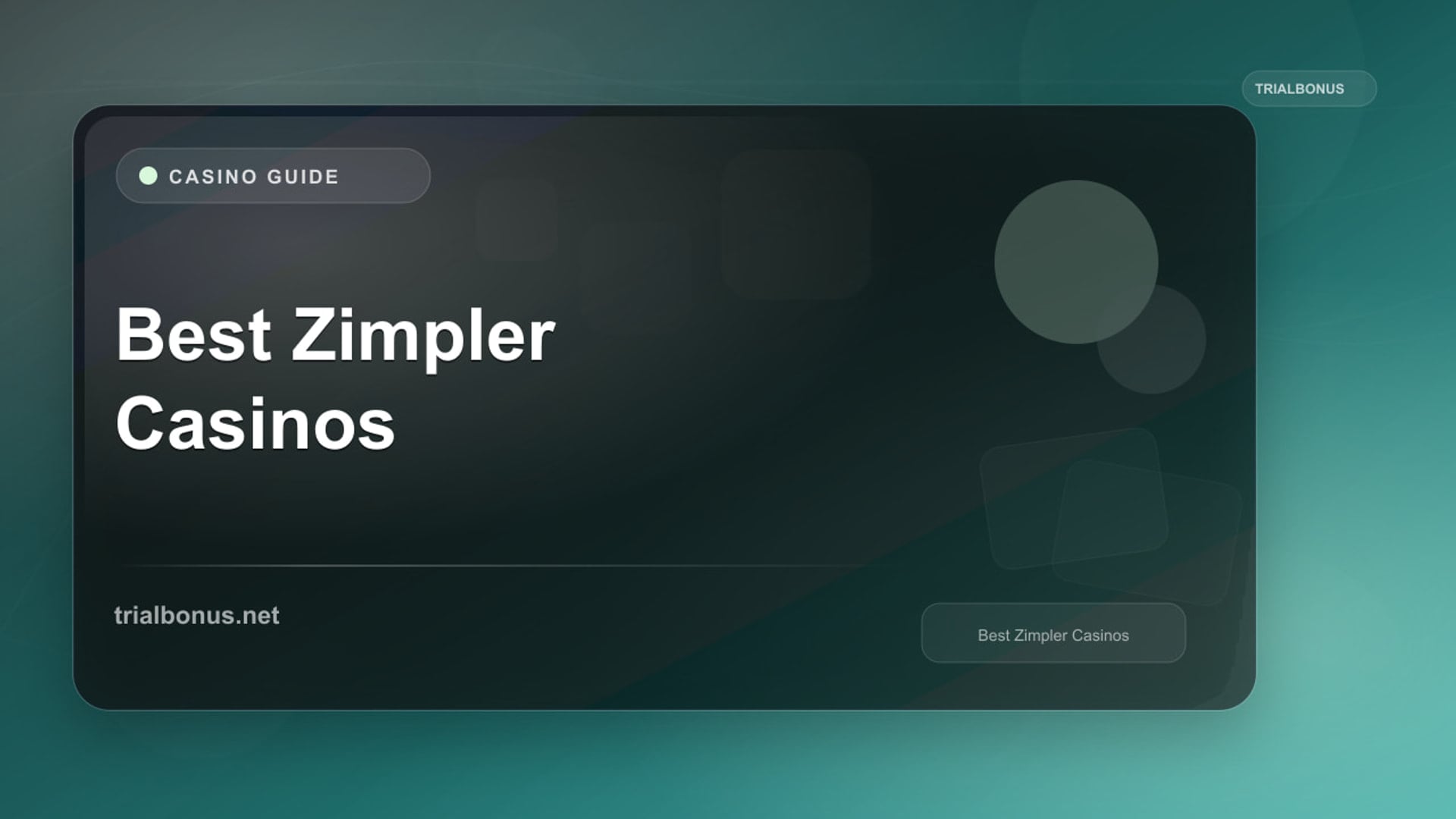 Best Zimpler Casinos review