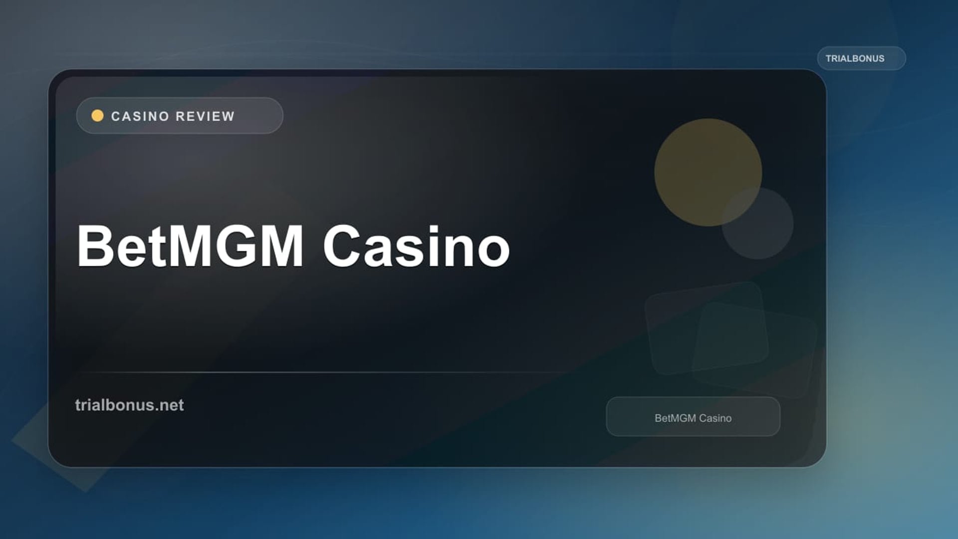 BetMGM Casino review