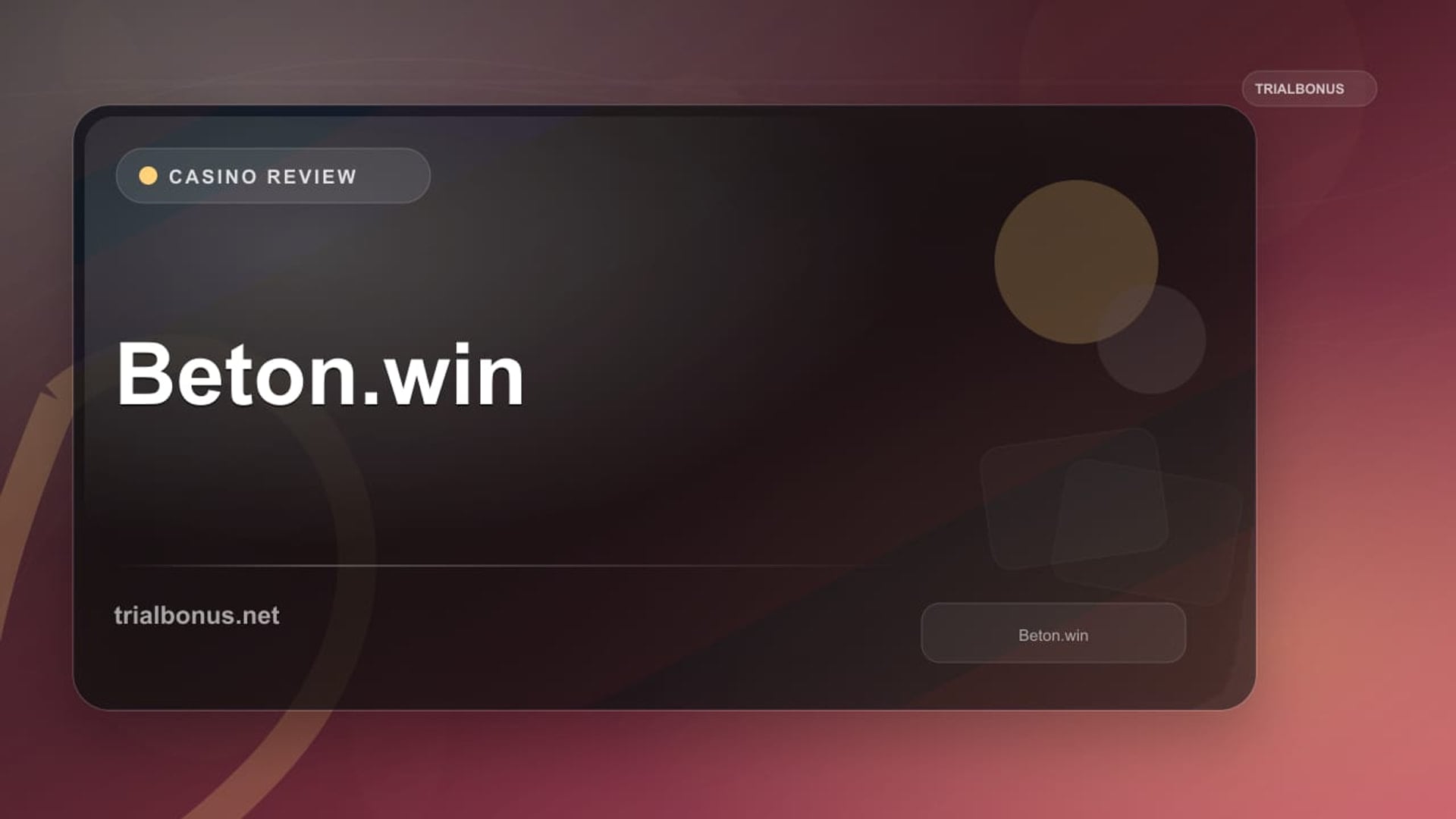 Beton.win review