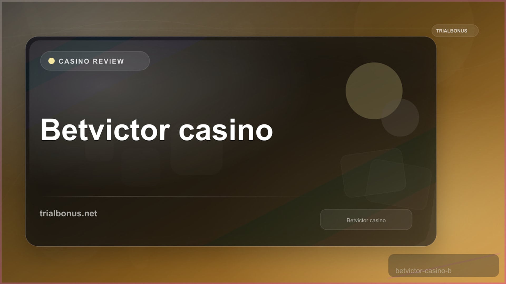 Betvictor casino Review review