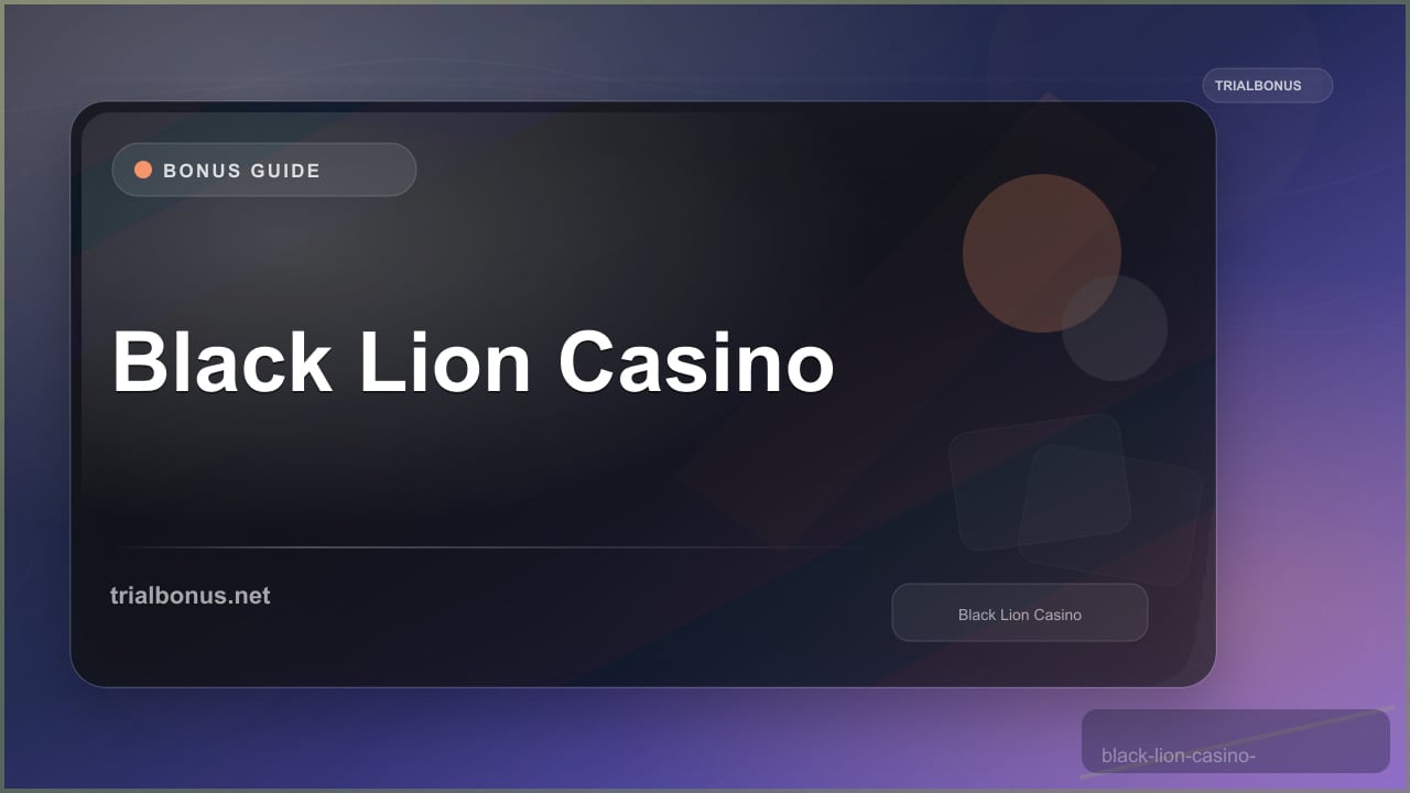 Black Lion Casino Bonus review
