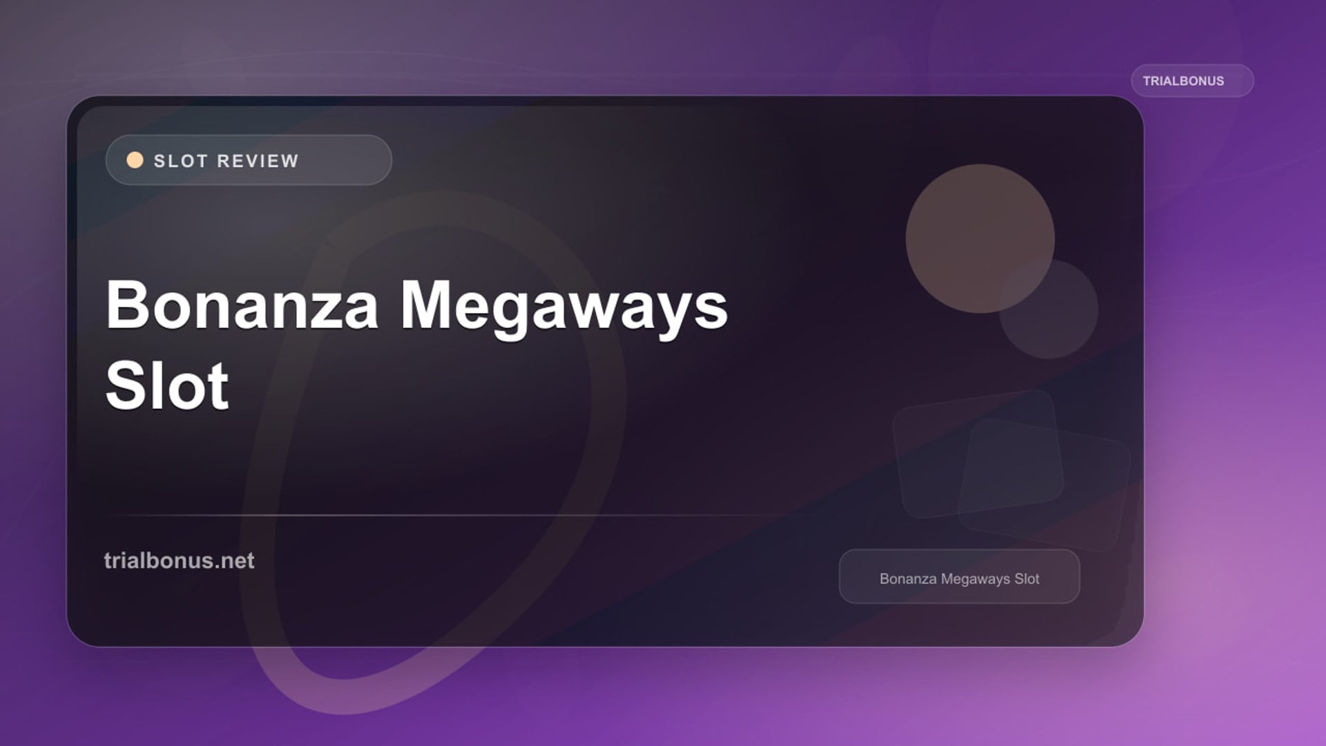 Bonanza Megaways Slot review