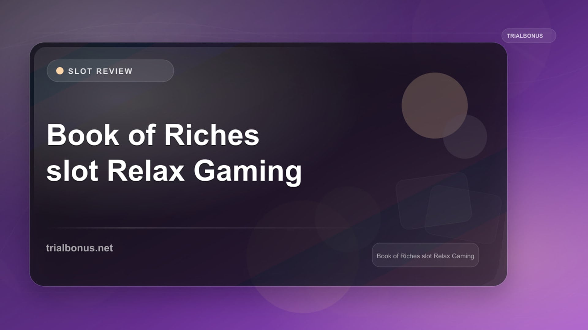 Book of Riches Slot: What to Check Before Playing review