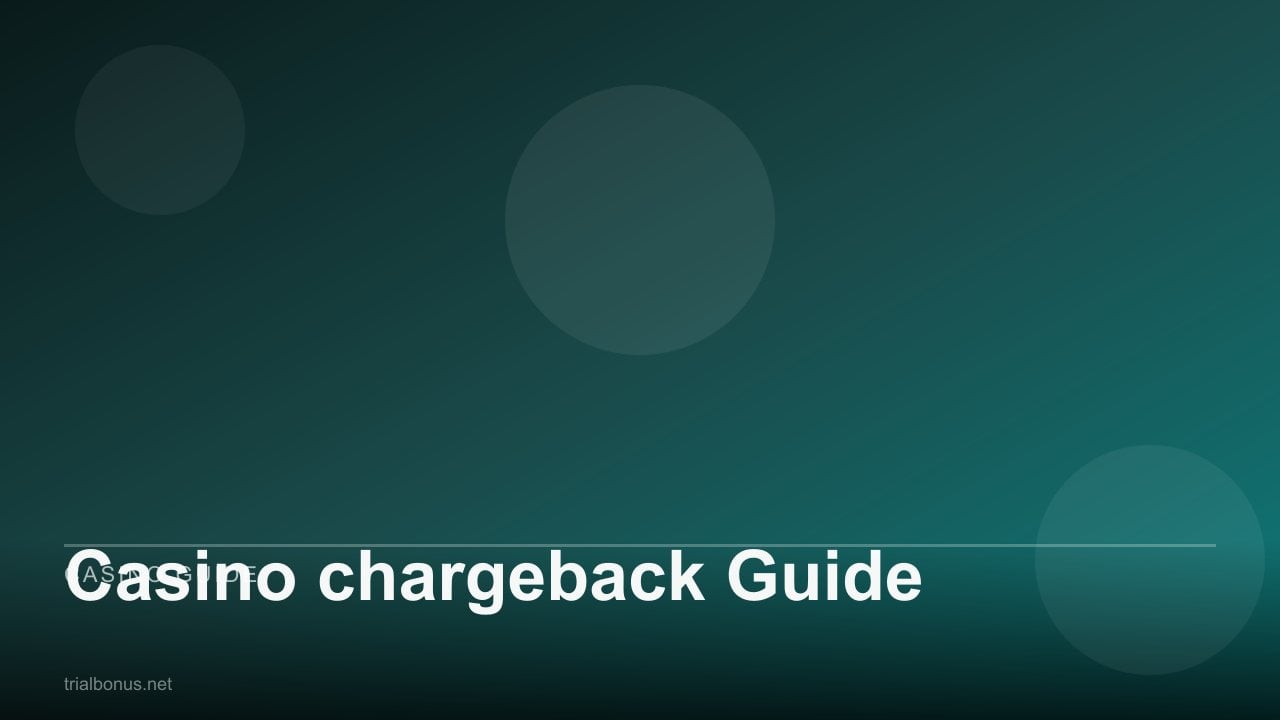 Casino chargeback Guide review
