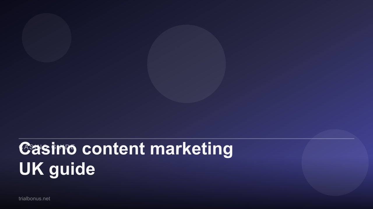 Casino content marketing UK guide review