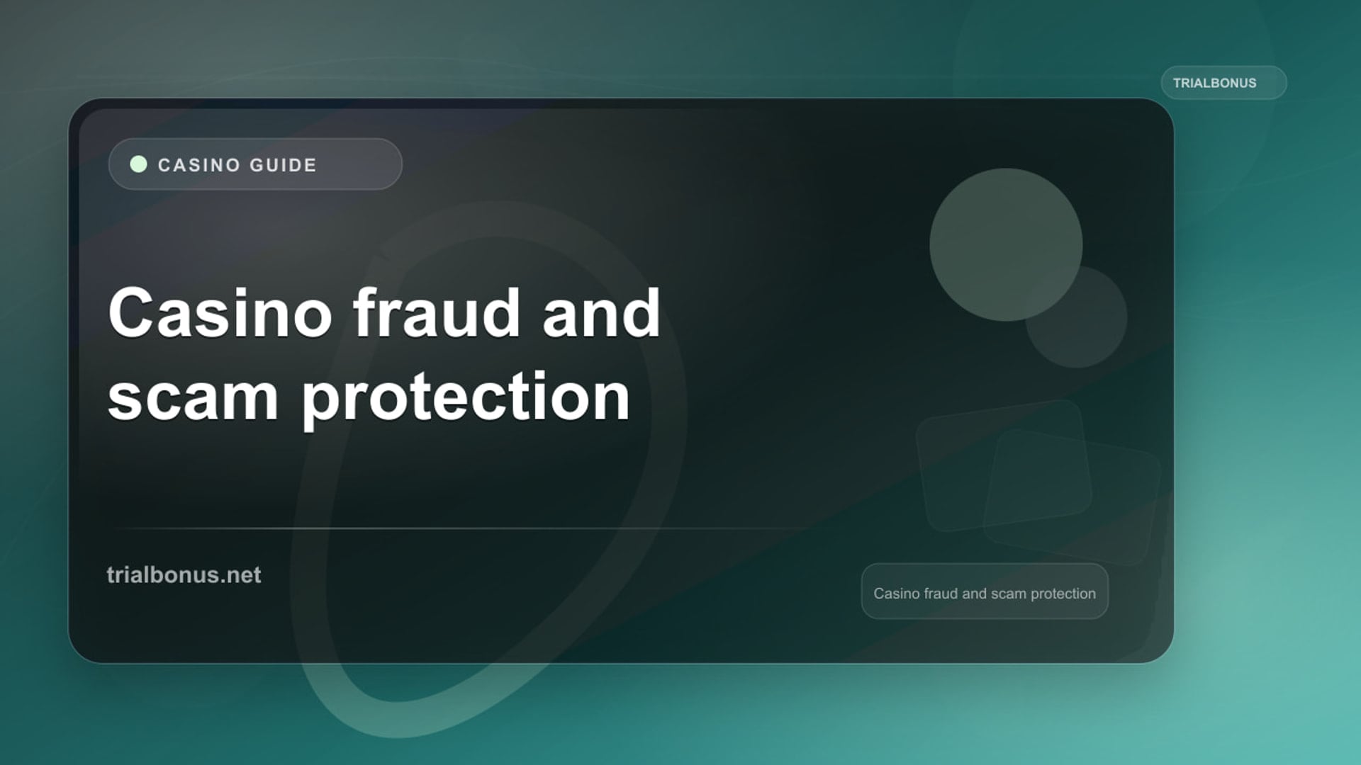 Casino Fraud Protection: Verify, Secure and Report review